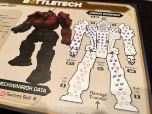 Battletech Beginner Box Damage